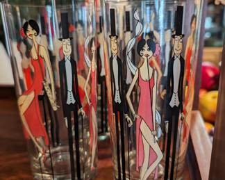 Cora, vintage flapper glasses