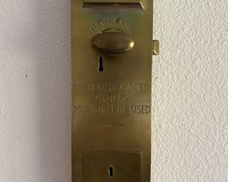 Cero Penny Toilet Lock Circa 1920s