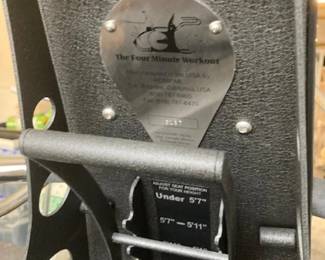 The Four Minute Workout Machine