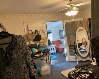 Lots of women clothes and shoes