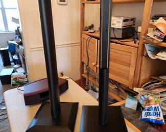 Pair 3 foot speaker stands
