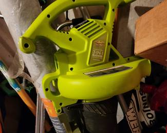 SunJoe electric leaf blower/vacuum/mulcher