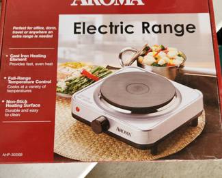 New in box Aroma electric cast iron heating element