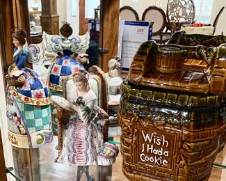 Lefton Porcelain Lady sewing