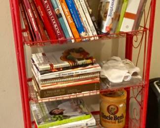 Cook books, stand not for sale.