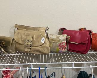 More Coach Handbags and other quality purses.