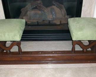 English Fireplace Seat