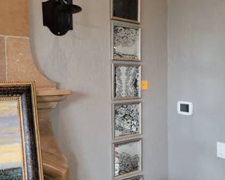 Antique framed mirrors