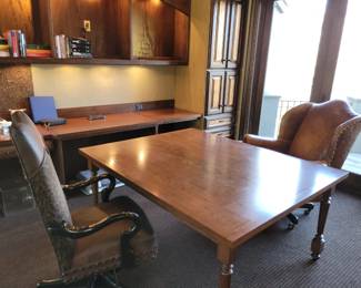 Table/partner desk - office chairs