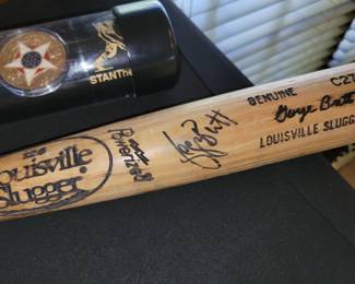 George Brett signed bat