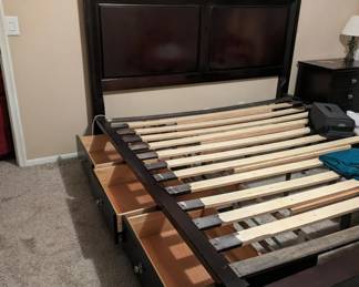 king platform bed