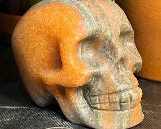 Sunstone Carved Skull