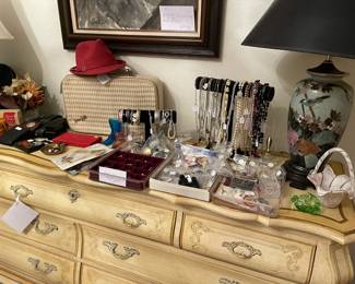 In the Master Bedroom you will find vintage costume jewelry