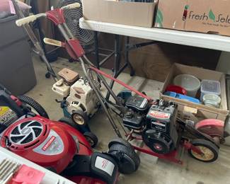 Craftsman lawn mower, edgers