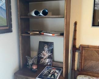 Vintage book case with storage