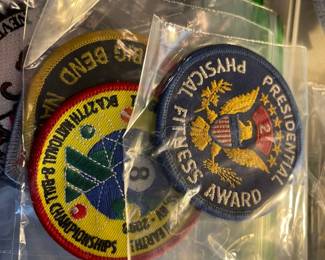 Some of the Harley Davidson patches