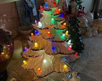 Vintage ceramic Christmas Tree