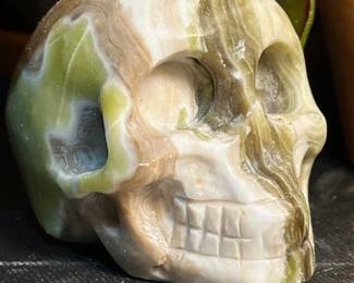 Afghanistan Stone Carved Skull