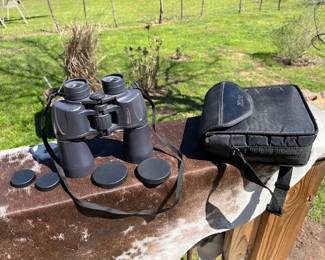 Nikon binoculars with case
