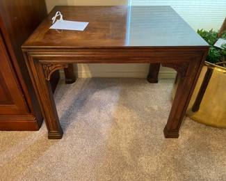 Vintage Henredon, oriental style accent table, we have two of these tables.