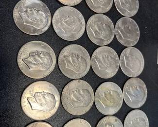 We have (3) rolls of Eisenhower Dollars 