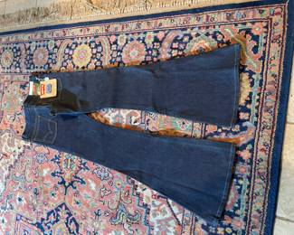 A second vintage denim bell bottoms new old stock