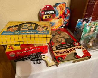A close look at some of the vintage toys