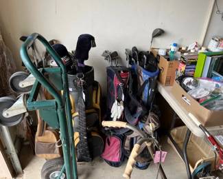 Golf Clubs with bags