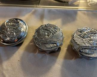 Harley Davidson metal gas caps