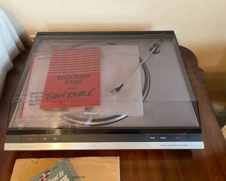 Vintage Bang and Olufsen of Denmark model Beogram 3404