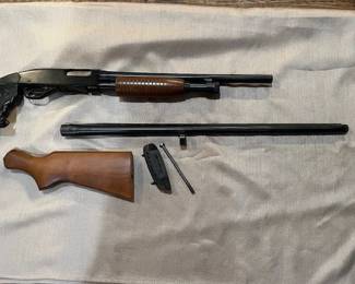 Winchester Model 1300 Defender Pump 12 Gauge Shotgun with extra barrel and stock