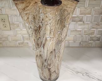 HUGE KERCHIEF VASE