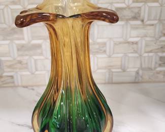 LARGE FABULOUS SIGNED VASE 1970'S