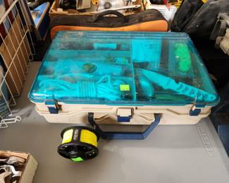 Tackle box includes tackle