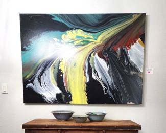 Original art work by Kenneth Moore                                                    Buffet has SOLD