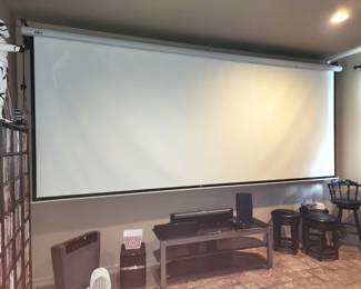 Huge projector screen