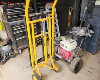 Power washer, table saw dolly