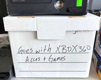 XBox 360 with accessories