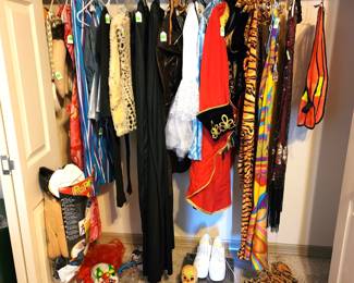 Large selection of costumes