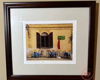 Signed Limited Edition "Trattoria Lake Como Italy" Photograph