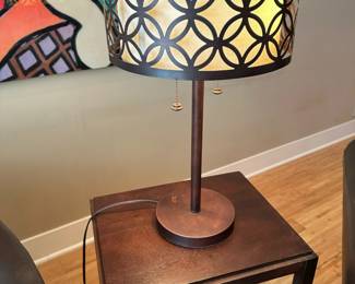 Oil Rubbed Bronze Table Lamp with Metal Shade