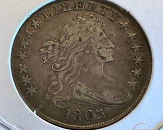 1803 DRAPED BUST Silver Dollar