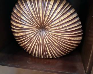 Wood Shell Vase
