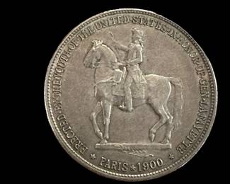 1900 LAFAYETTE Commemorative SILVER Dollar Coin