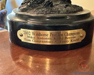 Engraved 2002 Wildhorse Pro-Am Champions Trophy