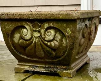 (2) Cement Planters