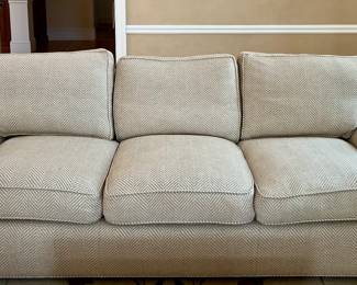 (2) Upholstered Down Sofas