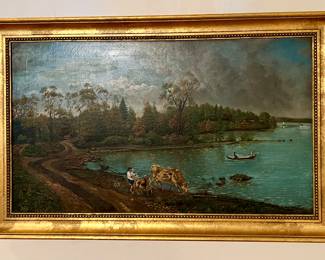 "Big Run" Oil on Canvas