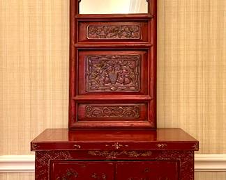 (2) Chinoiserie Cabinets