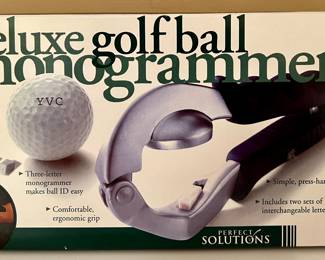 Deluxe Golf Ball Monogrammer